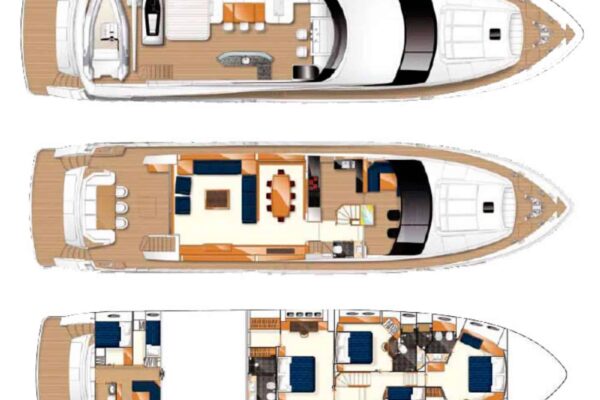 Princess-95-Motor-Yacht-Layout